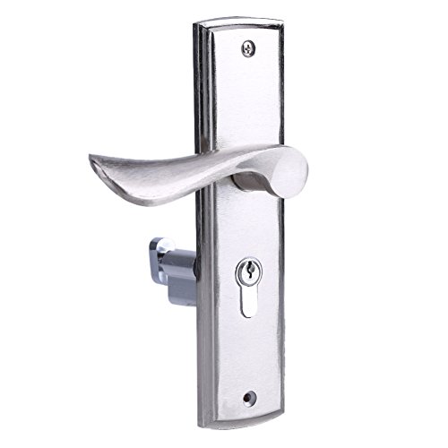 Pestillo para puerta Cerradura de puerta de aleación de aluminio con llaves y accesorios