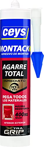 Ceys - Adhesivo de montaje - Montack a.t - Inmediato - Cartucho 450 G