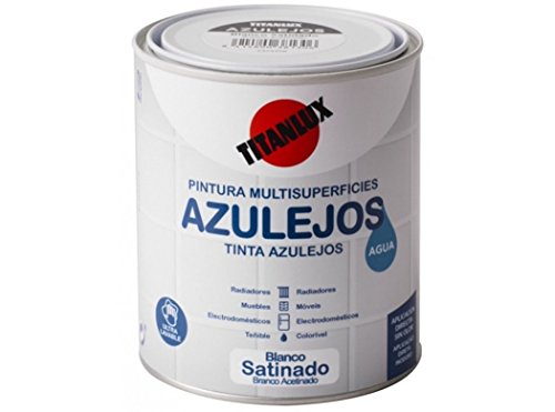 Esmalte Azulejos al Agua Titan Blanco 750 ml