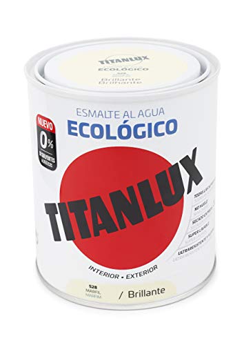 Titanlux Pintura Ecológica Acrílica Titan 750 ml (Marfil 0528)