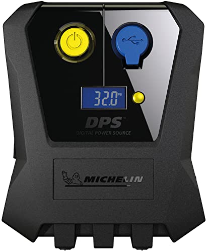 MICHELIN 009518 Mini compresor digital para coche de 12 V, 3,5 bares