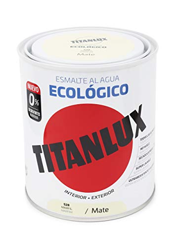Titanlux Esmalte Ecológico Acrílico Mate 750 ml (Marfil 0528)