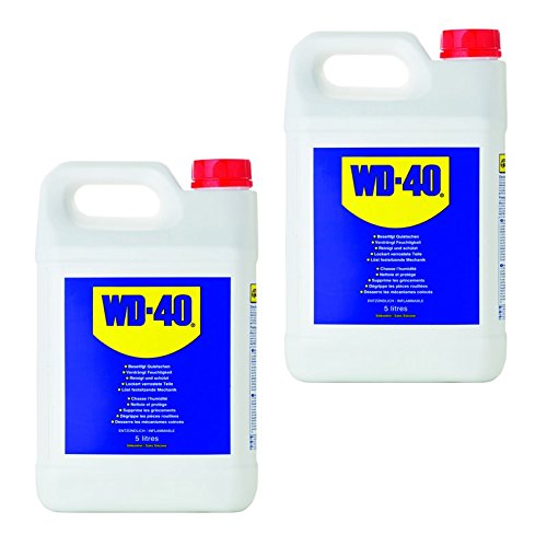 WD-40 49500 - Aceite multiusos en aerosol antióxido, 2 x 5 l, 5 litros