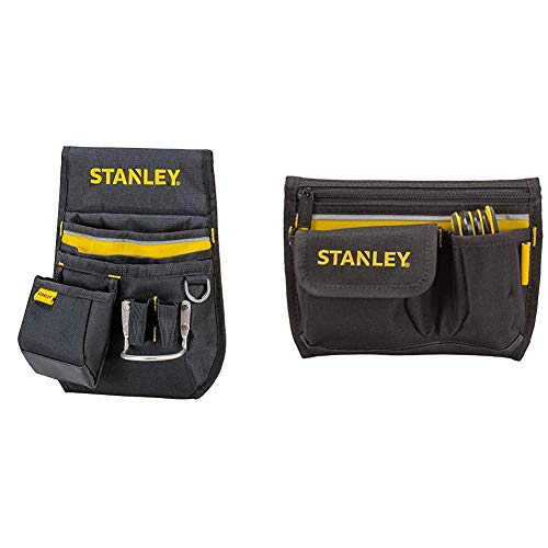 STANLEY 1-96-181 - Cinturón portaherramientas + 1-96-179 - Bolsa para efectos personales