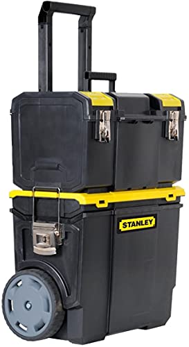 STANLEY 1-70-326 - Taller móvil 3 en 1, Color Negro, 475 x 630 x 284 mm