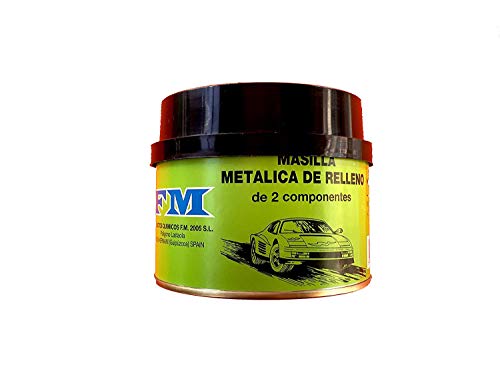 Rugoplast - Masilla de Carrocero Profesional Metálica de Relleno, Multicolor, 350 g