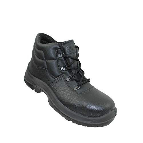 Almar Bourbane S1P SRC Zapatos de Seguridad construcción Botas Alto Negro, Tamaño:38 EU