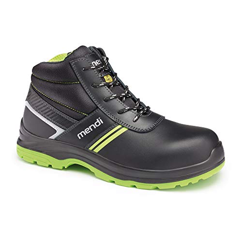 Botas de Seguridad para Hombre y Mujer Impermeables con Resistencia electrica/Calzado Botas de Seguridad Robusta cómodas, Ligeras Antideslizantes con Puntera Reforzada de Fibra de Vidrio (Numeric_44)
