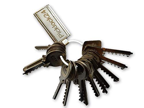 Picklock24. Juego de llaves maestras bumping de serreta válidas para cerraduras de España nº 2 (14 llaves)