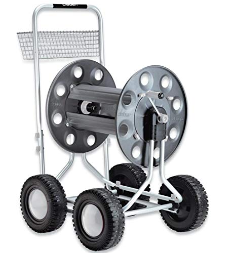 Claber D89000000 - Carro portamangueras con 4 ruedas jumbo