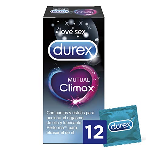 Durex Preservativos Climax Mutuo con Efecto Retardante - 12 Condones