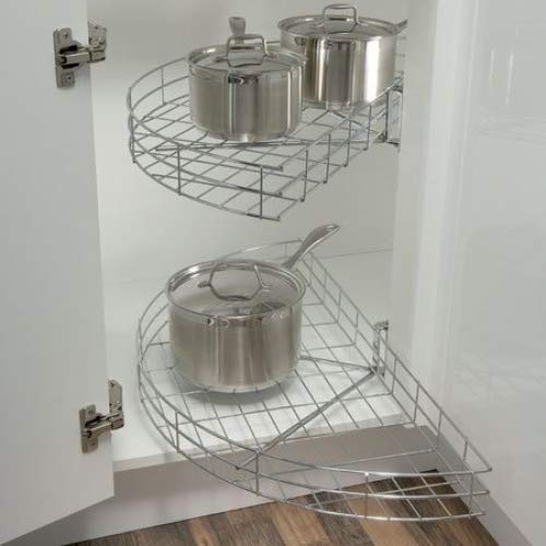 KDWC - Carrusel semicircular para armario de cocina (para puerta de anchura mínima 420 mm)
