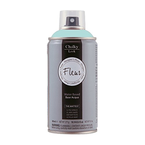 Pintura en spray efecto tiza o yeso extra mate Chalky Look - 300 ml - Es un producto sin olor , al agua y no gotea. (Cape Town Blue)