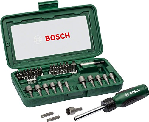 Bosch Set de 46 unidades para atornillar con atornillador manual (accesorios para taladro atornillador)