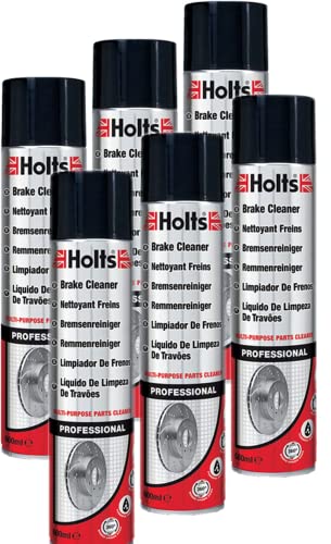 Holts – Juego de 6 limpiadores frenos 600 ml Calidad Profesional