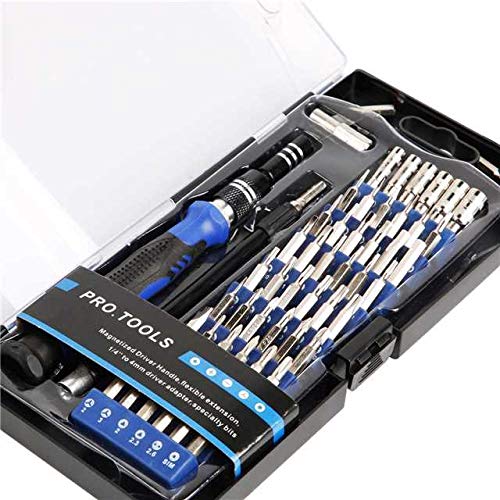 KYG Juego de Destornilladores Profesional con 56 Puntas Magnética Kit de Herramientas de Reparación para Reparar Smartphone Laptops Xbox Cámara Reloj Gafas