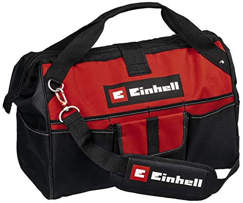 Einhell Bolsa 45/29 (para herramientas y accesorios, duradera, con fondo reforzado, correa, asa de transporte, varios bolsillos y compartimentos)