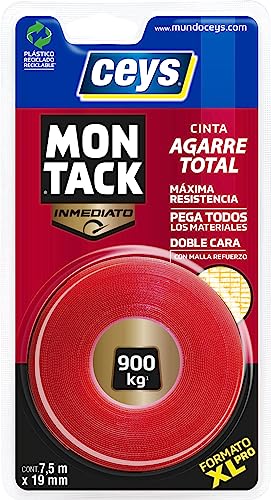 ceys - Cinta de montaje - Montack a.t - Inmediato - 7,5m x 19mm