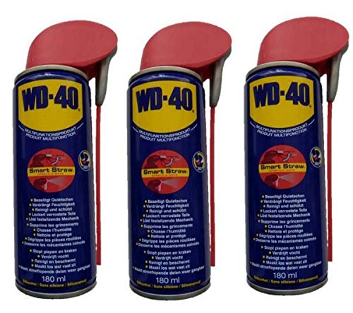 WD-40 Spray multifunción 3 x 180 ml aceite multiusos disolvente de óxido