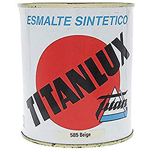 Titan 001058534 Esmalte Sintético, Beige, 750 ml