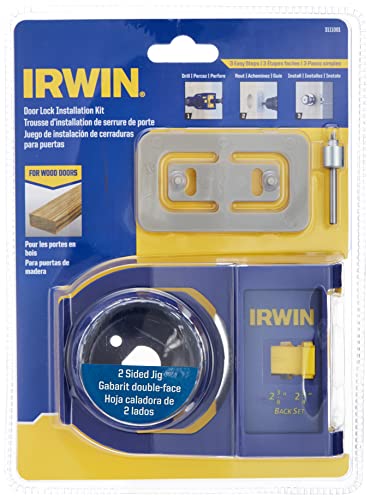 Inwin 3111001 - Conjunto de herramientas para instalar cerradura para puerta