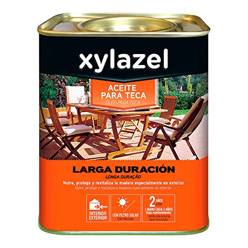 Xylazel M105466 - Aceite teca larga duracion 5 l teca