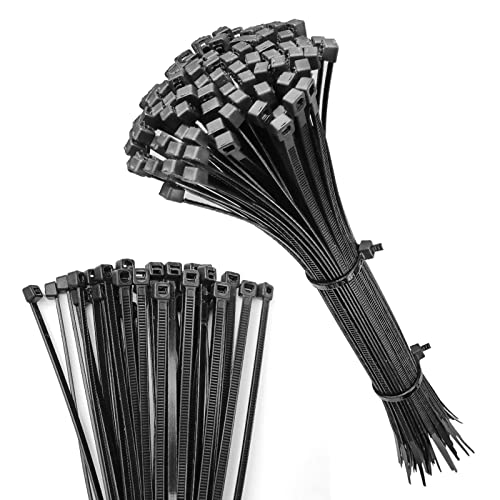 Bridas Plastico Para Cables 180mm x 2.8mm Resistente y Duradero Bridas de Nailon 100 Unidades, Negro