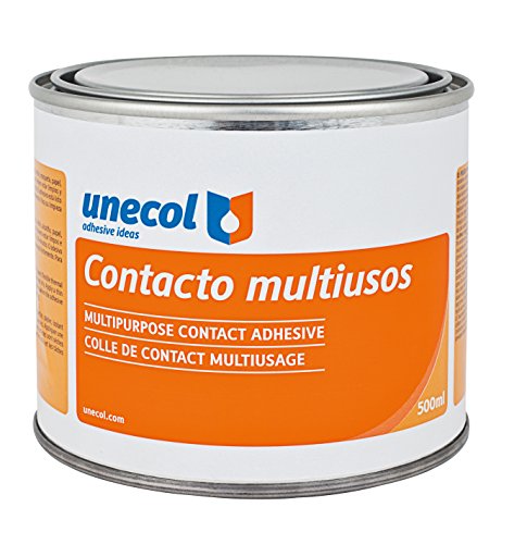 Unecol 3220 Adhesivo de contacto multiusos (bote), Beige, 500 ml