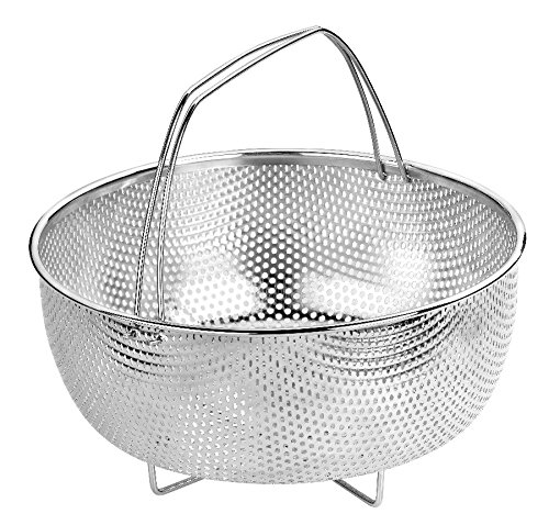 BRA - Cestillo multiusos de acero inoxidable para una cocina al vapor.