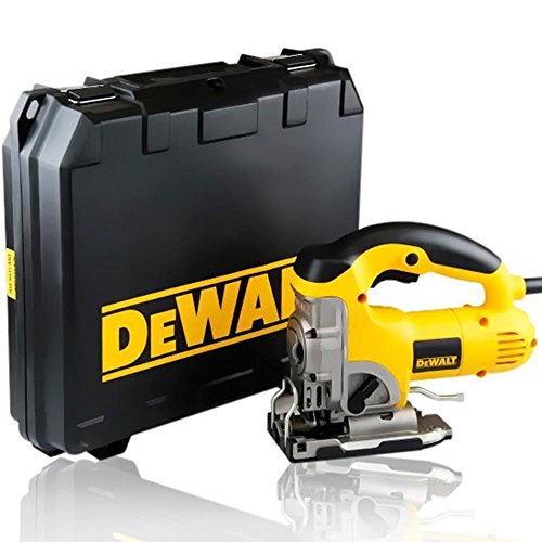 Dewalt DW331K-QS - Sierra de calar 701w electrónica con puño cerrado + maletín
