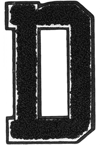 Urban Classics aufn ähbu chstaben UC Carta D, Negro, One Size, UC008 – 00318 – 0050
