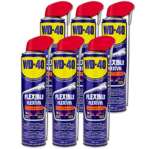 WD-40 - Spray lubricante Multiuso Flexible 400 ml (Caja 6 uds)