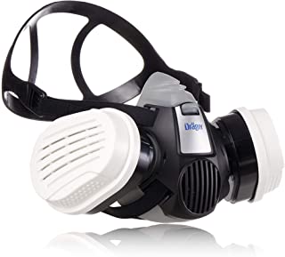 Dräger X-plore 3300 | Kit de Semi máscara + filtros A2 P3 RD | Respirador de Seguridad para Trabajos de Pintura y Agricultura Frente a fumigantes, insecticidas, tintes