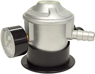 S&M Regulador Butano con Manómetro, Gris